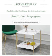 Load image into Gallery viewer, Randall - Wooden Marble Texture Coffee Table
