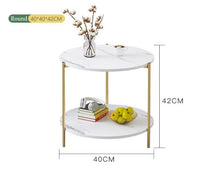 Load image into Gallery viewer, Randall - Wooden Marble Texture Coffee Table
