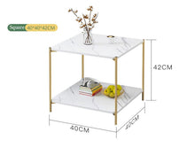 Load image into Gallery viewer, Randall - Wooden Marble Texture Coffee Table
