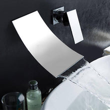Load image into Gallery viewer, Leon - Chrome Wall Mount Waterfall Flow Single Handle Faucet

