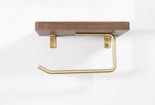 Load image into Gallery viewer, Bentlee - Modern Toilet Paper Roll Holder Shelf
