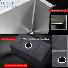 Load image into Gallery viewer, Huxon - Handmade Stainless Steel Lead-Free Large Kitchen Sink
