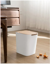 Load image into Gallery viewer, Modern Wooden Office Trash Can
