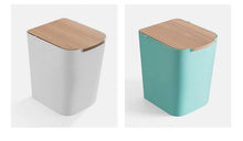 Load image into Gallery viewer, Modern Wooden Office Trash Can
