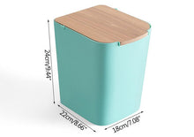 Load image into Gallery viewer, Modern Wooden Office Trash Can
