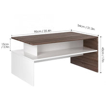 Load image into Gallery viewer, Nunito - Multi-Level Wood Finish Coffee Table
