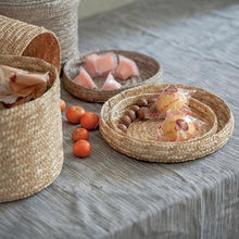 Load image into Gallery viewer, Kade - 3 Piece Handmade Straw Basket Organizer
