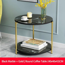 Load image into Gallery viewer, Randall - Wooden Marble Texture Coffee Table
