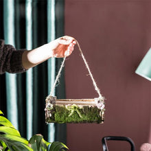 Load image into Gallery viewer, Moss - Vertical Hanging Bark Planter
