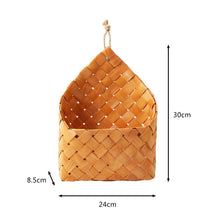 Load image into Gallery viewer, Evalyn - Natural Wicker Wall Hanging Planter
