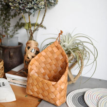 Load image into Gallery viewer, Evalyn - Natural Wicker Wall Hanging Planter
