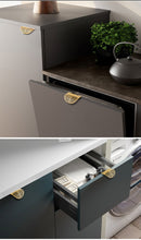 Load image into Gallery viewer, Merrin - Modern Gold Hook Over Handle
