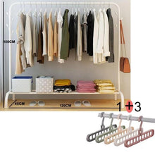Load image into Gallery viewer, Ciara - Floor Standing Clothes Rack with Shelf
