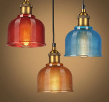 Load image into Gallery viewer, Sosie - Retro European Color Glass Pendant Light
