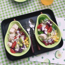 Load image into Gallery viewer, Milly - Glazed Colored Ceramic Avocado Plate
