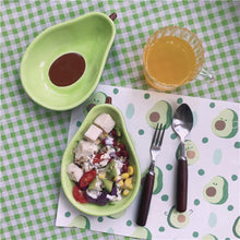 Load image into Gallery viewer, Milly - Glazed Colored Ceramic Avocado Plate
