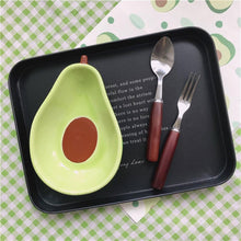 Load image into Gallery viewer, Milly - Glazed Colored Ceramic Avocado Plate
