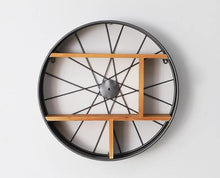 Load image into Gallery viewer, Lau - Wood &amp; Iron Wheel Shelf
