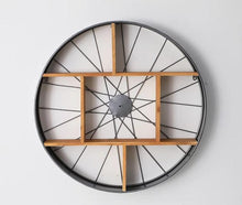Load image into Gallery viewer, Lau - Wood &amp; Iron Wheel Shelf
