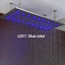 Load image into Gallery viewer, Massimo - Luxury LED Rainfall Ceiling Shower Head
