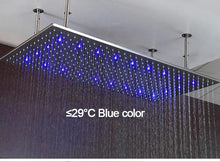 Load image into Gallery viewer, Massimo - Luxury LED Rainfall Ceiling Shower Head
