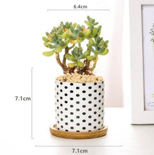 Load image into Gallery viewer, Rory - Round Geometric Pattern Flower Pot
