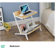 Load image into Gallery viewer, Ida - Double Layer Wooden Coffee Table Organizer
