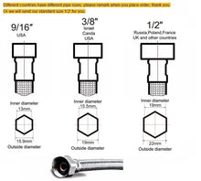 Load image into Gallery viewer, Raffo - Long Tube Two Hole Bathroom Sink Faucet
