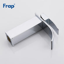 Load image into Gallery viewer, Val - Deck Mounted Waterfall Spout Chrome Bathroom Faucet

