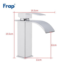 Load image into Gallery viewer, Val - Deck Mounted Waterfall Spout Chrome Bathroom Faucet
