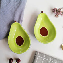 Load image into Gallery viewer, Milly - Glazed Colored Ceramic Avocado Plate
