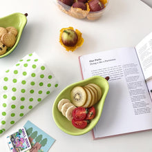 Load image into Gallery viewer, Milly - Glazed Colored Ceramic Avocado Plate
