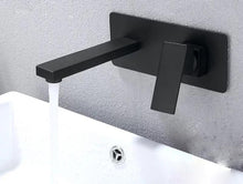 Load image into Gallery viewer, Odell - Luxurious Matte Black Wall Mounted Bathroom Faucet
