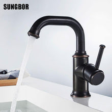 Load image into Gallery viewer, Anaia - Vintage Style Brass Bathroom Faucet
