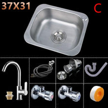 Load image into Gallery viewer, Matteo - Single Thick Stainless Steel Basin Kitchen Sink
