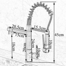 Load image into Gallery viewer, Carylon - LED Kitchen Spring Deck Mounted Faucet
