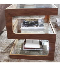 Load image into Gallery viewer, Thierry - Three Tier Walnut End Table
