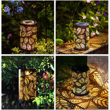 Load image into Gallery viewer, Mateo - Leaf Pattern Shadow Cast Lantern
