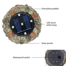 Load image into Gallery viewer, Cobblestone Solar LED Light
