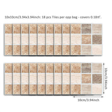 Load image into Gallery viewer, Mosaic Style Self Adhesive Wall Decor

