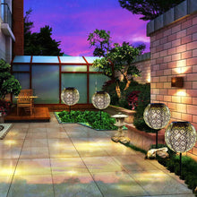 Load image into Gallery viewer, Jamila - Solar Garden Shadow Cast Lantern

