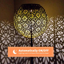 Load image into Gallery viewer, Jamila - Solar Garden Shadow Cast Lantern
