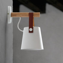 Load image into Gallery viewer, Nordic Wooden Hanging Wall Lamp
