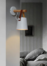 Load image into Gallery viewer, Nordic Wooden Hanging Wall Lamp
