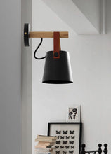 Load image into Gallery viewer, Nordic Wooden Hanging Wall Lamp
