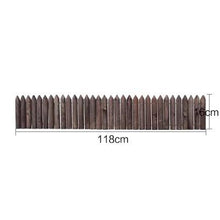 Load image into Gallery viewer, Picket - Wooden Pile Flowerbed Fence
