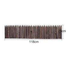 Load image into Gallery viewer, Picket - Wooden Pile Flowerbed Fence
