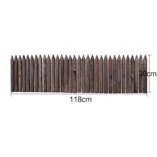 Load image into Gallery viewer, Picket - Wooden Pile Flowerbed Fence
