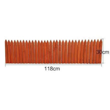 Load image into Gallery viewer, Picket - Wooden Pile Flowerbed Fence
