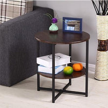 Load image into Gallery viewer, Lyle - Modern Nordic Two-Layer Round Coffee Table
